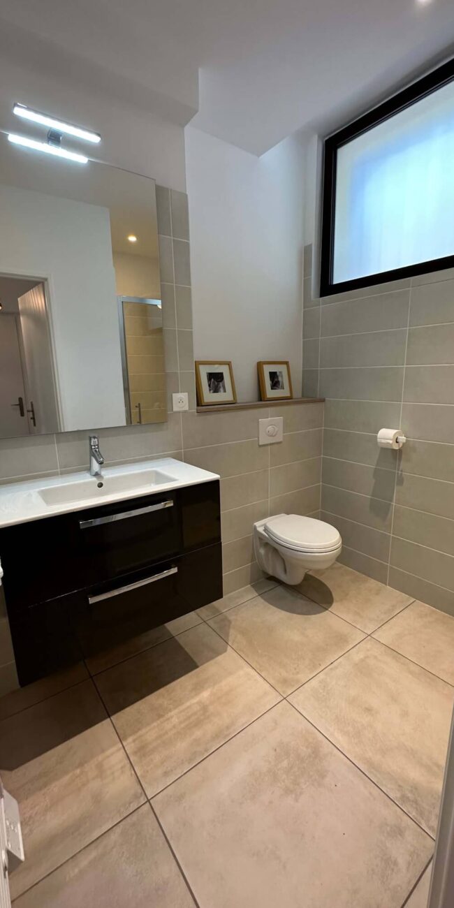 Salle de bain - Appartement RDC - Résidence Leucate Plage